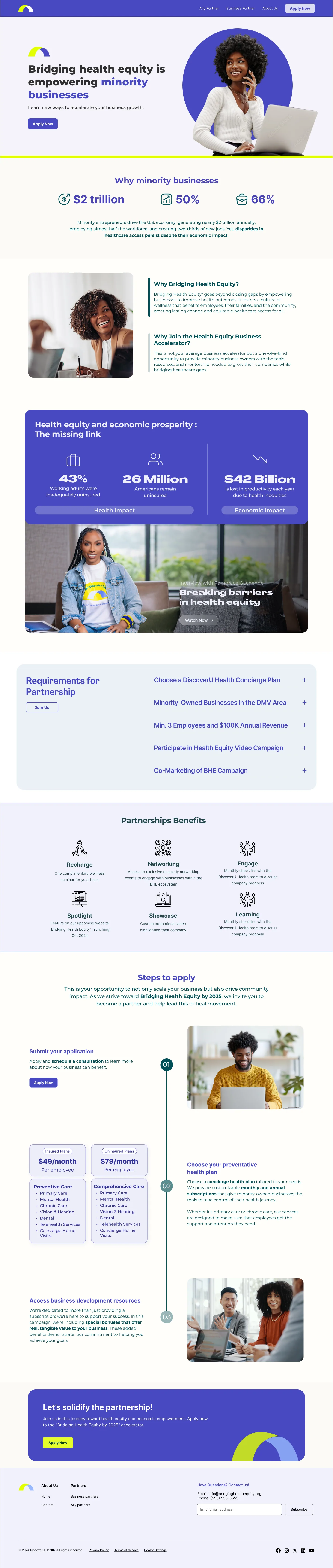 Bridging Health Equity — Design (3 of 3)