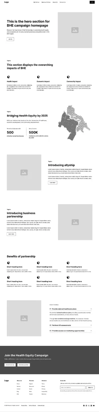 Bridging Health Equity — Design (1 of 3)